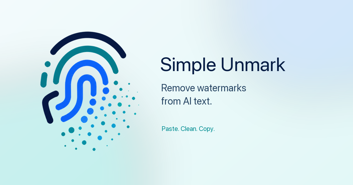 Simple Unmark — slide 1 of 1